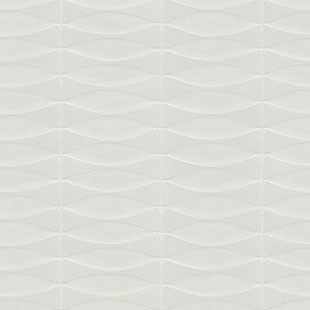 Commercial Wallcovering Volans White Swatch