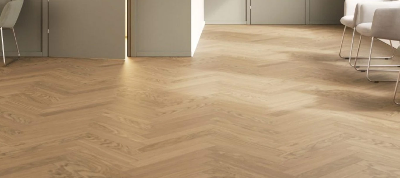 Flooring product banner Herringbone