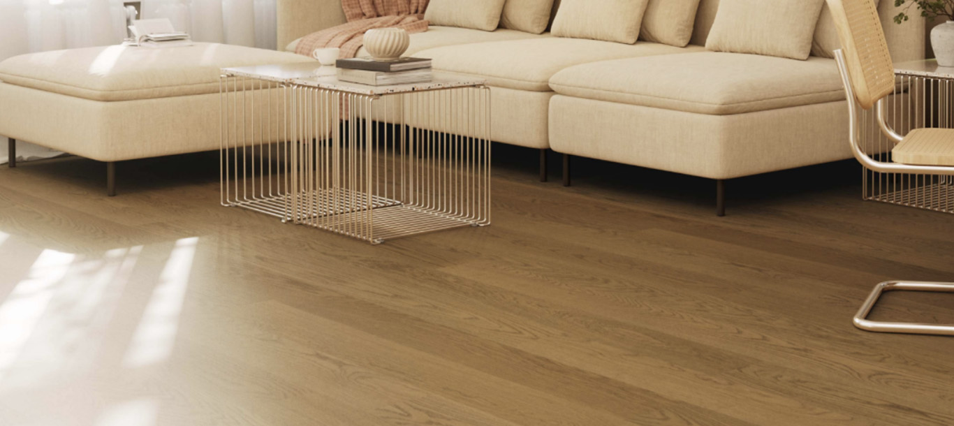 Endure Floors: Baltic Blended- photo of hardwood flooring living room